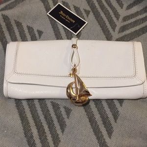 Juicy Couture Leather Clutch, white